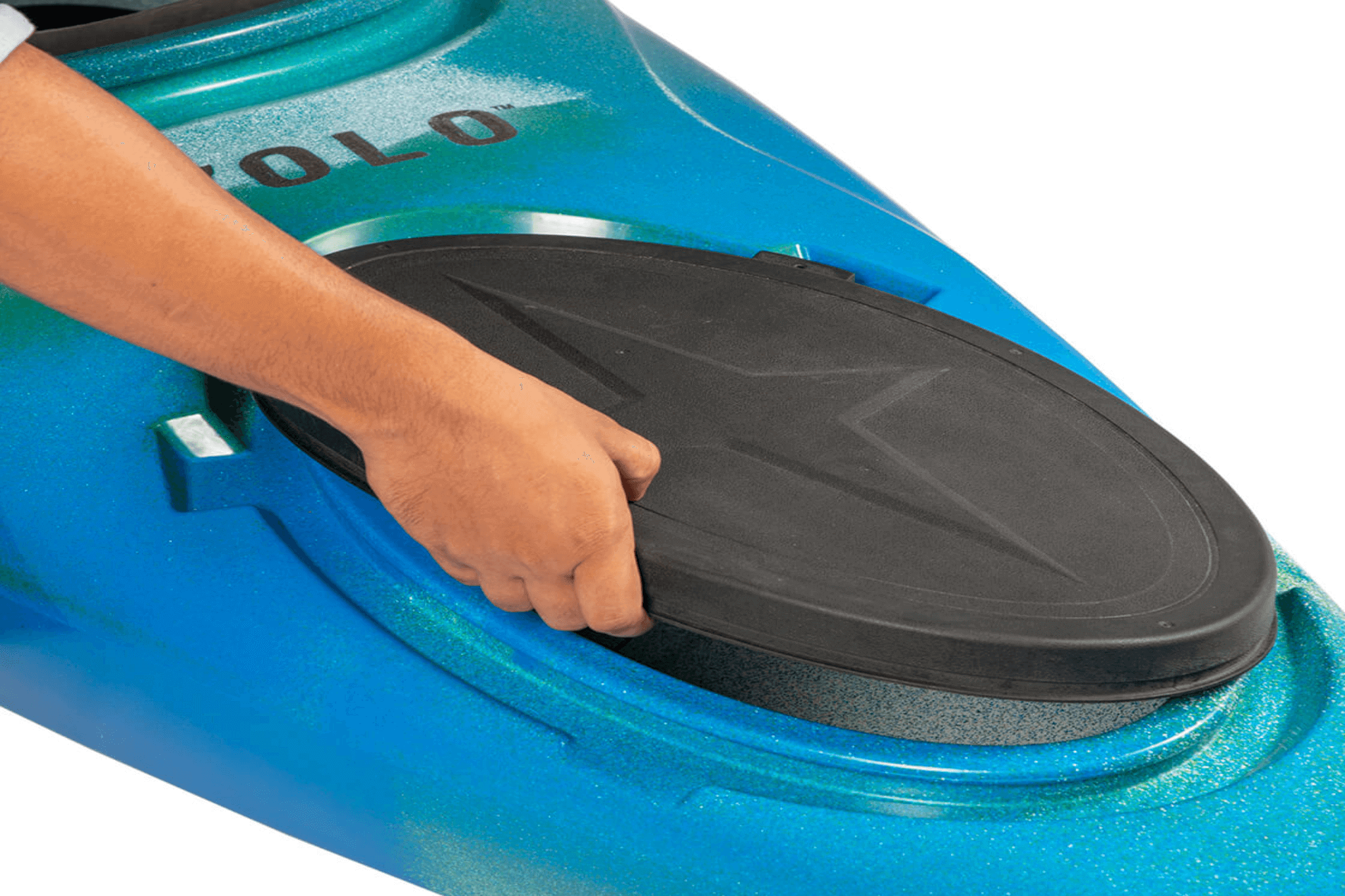 Oval rubber hatch